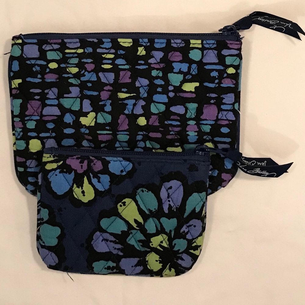 VERA BRADLEY INDIGO POP COSMETIC DUO
